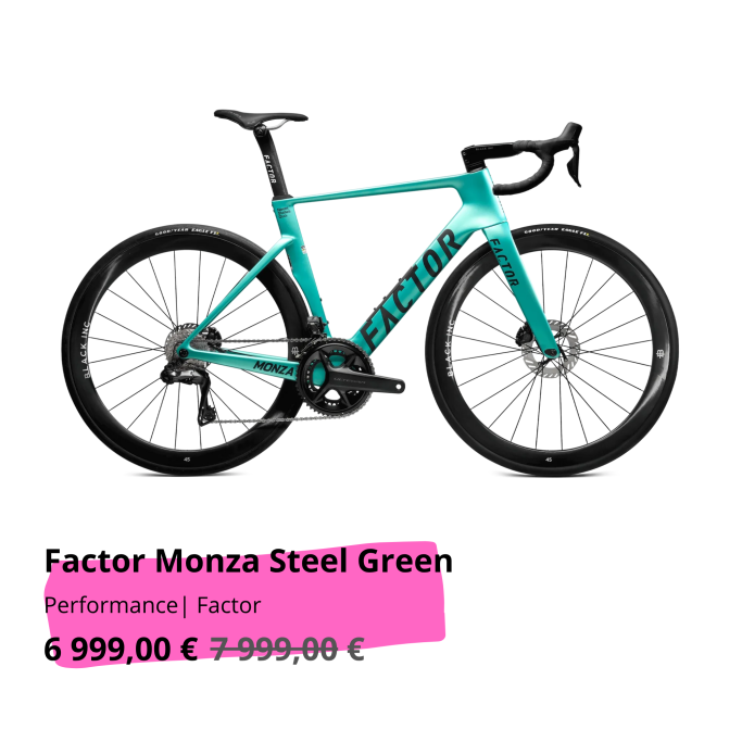 Vélo Factor Monza Steel Green