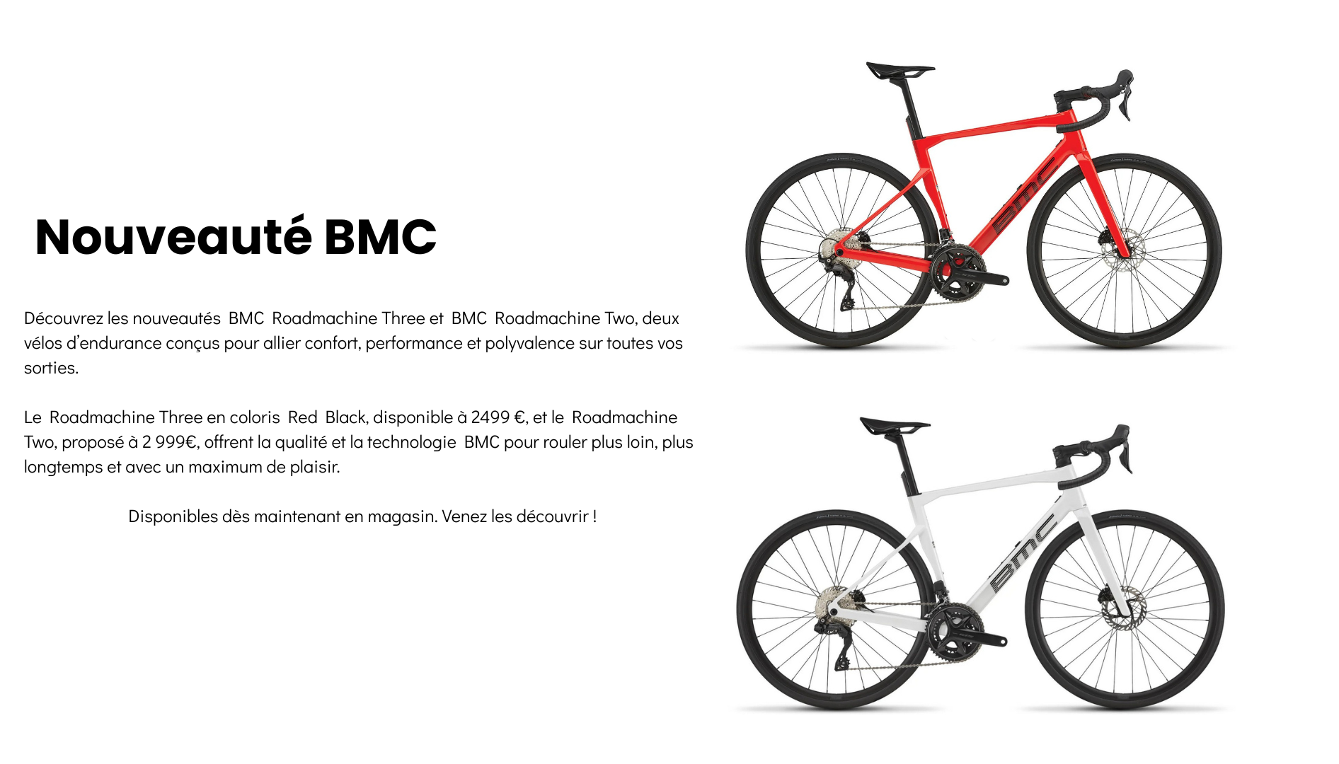 BMC - bmc - roadmachine three - roadmachine two 